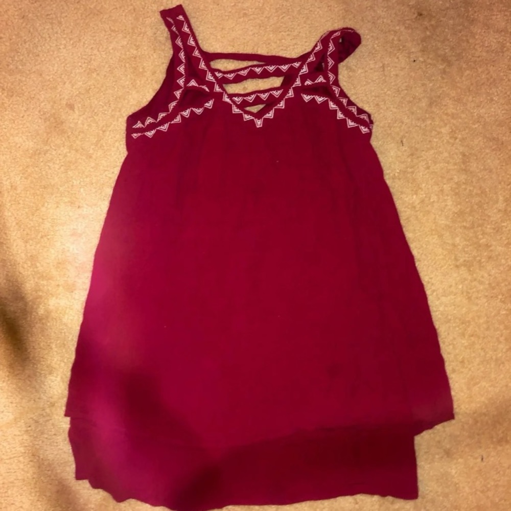 Strapped tank dress